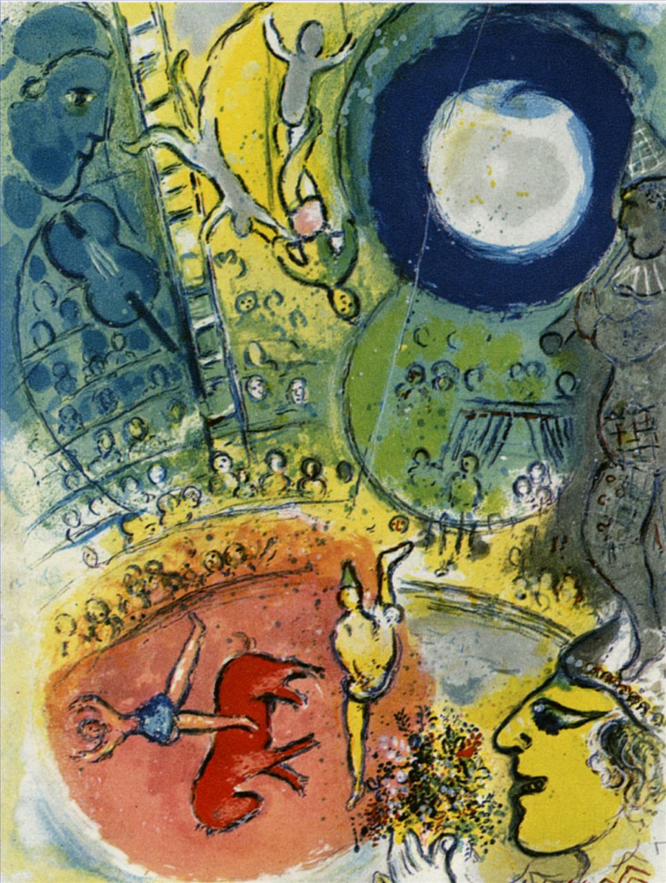Le Cirque contemporain de Marc Chagall Peintures à l'huile